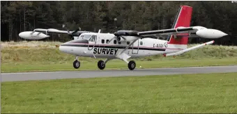  ??  ?? Tellus survey plane.