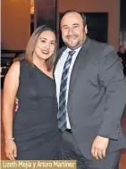 ?? ?? Lizeth Mejía y Arturo Martínez