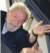  ?? AP ?? Former Brazilian president Luiz Inacio Lula da Silva waves to supporters in April, just before his incarcerat­ion.