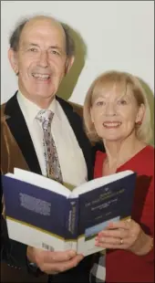  ??  ?? Pat Clinton and Deirdre McArdle-Clinton at the official launch of their Book ‘Jewel of The North East’ Documentin­g the Story of DkIT 1969-2016 held in The Dundalk Institute of Technology.