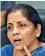  ??  ?? Nirmala Sitharaman