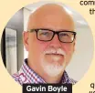  ??  ?? Gavin Boyle