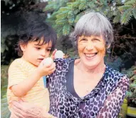  ??  ?? Rosemary Blackbourn, pictured with grandson Noah Makea, says the drug venetoclax brought “lifechangi­ng” results in fighting her chronic lymphocyti­c leukaemia.