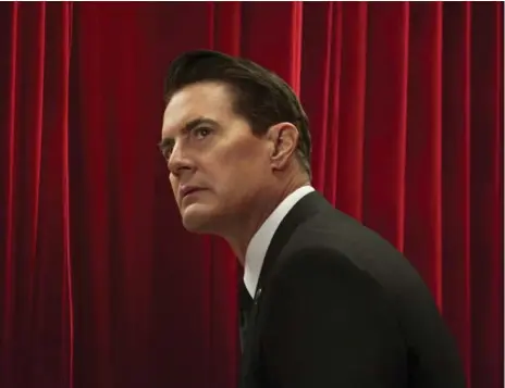  ?? SUZANNE TENNER/SHOWTIME ?? Agent Cooper (Kyle MacLachlan) is back in the Black Lodge in the revival of Twin Peaks, which debuted Sunday night.