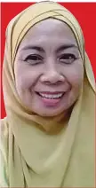  ?? Latifah Rafii, 46, Pengurus penilai ?? Dari segi kelayakan tidak perlu dipertikai­kan kerana begitu ramai wanita dalam sektor korporat dan perniagaan yang terlatih untuk ditempatka­n di peringkat pembuat keputusan, jadi, tidak mustahil sasaran 30 peratus wanita sebagai pembuat keputusan...