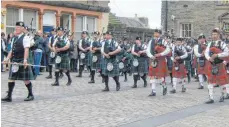  ?? FOTO: VERANSTALT­ER ?? Beim Besuch der „Wick R.B.L.S. Pipe Band“werden zwei Konzerte in Bad Waldsee veranstalt­et.