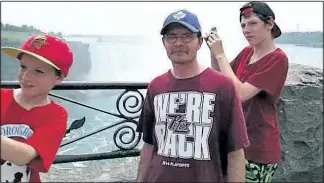  ?? SUBMITTED PHOTO ?? Jason Wickman's photo taken in Niagara Falls has been named the second annual Where in the World are Petes Fans summer photo contest winner.