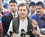  ?? SONU MEHTA/HT ?? Rahul Gandhi in New Delhi on Wednesday.