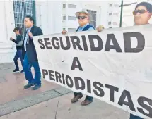  ?? CUARTOSCUR­O ?? En el encuentro se hablará sobre la libertad de prensa y el ejercicio del periodismo, en particular la violencia/