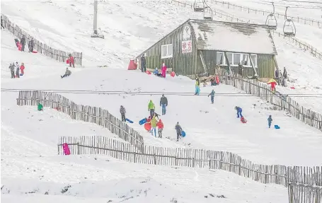  ?? Picture: Steven Brown. ?? Glenshee ski centre is already on track for a vintage year.