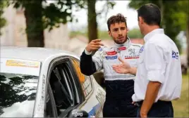  ??  ?? En l’absence de Nicolas Vouilloz, privé de récréation par un moteur capricieux, Bruno Riberi (Peugeot  S), le lauréat , a l’occasion de marquer une deuxième fois de son empreinte le palmarès du Rallye du Haut Pays. (Photo DPPI)