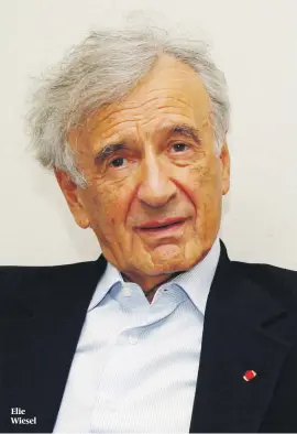  ?? PHOTO: GETTY IMAGES ?? Elie Wiesel