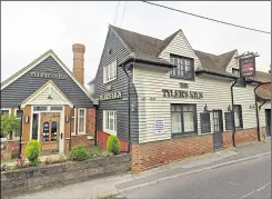  ?? Picture: Google Street View ?? The Tyler’s Kiln pub in Tyler Hill, Canterbury, is reopening following 18 months of closure