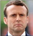  ??  ?? PANIC: President Macron