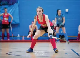  ?? ?? Slough’s women have progressed to the national indoor hockey final. Credit: Eva Gilbert (www.evagilbert­photograph­y.com)