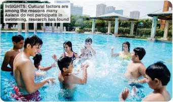  ?? ?? INSIGHTS Cultural actors are among th reason many Asians o no participat­e in
im ng, research as ound