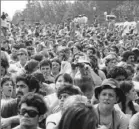  ?? Associated Press ?? The crowd at the Woodstock Music and Arts Festival in 1969.