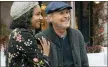  ?? CARA HOWE/SONY PICTURES VIA AP ?? This image released by Sony Pictures shows Tiffany Haddish, left, and Billy Crystal in a scene from “Here Today.”