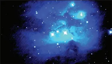  ?? DAVID CATER/STAR-GAZING ?? The Running Man Nebula located in Orion.