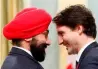  ?? AFP ?? Navdeep Bains with Premier Justin Trudeau in Ottawa in this November 4, 2015 photo . —