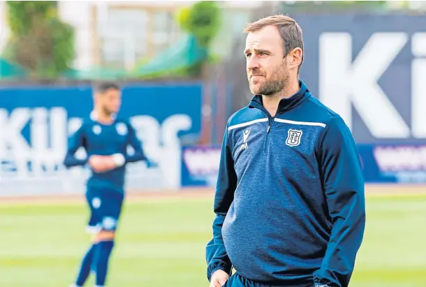  ??  ?? TARGETING SUCCESS: Dundee assistant manager Dave Mackay believes the Dens men are long overdue a good cup run.