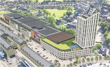  ??  ?? The old railway site in Ashford will be transforme­d into a studio and leisure complex