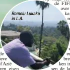  ??  ?? Romelu Lukaku in L.A.