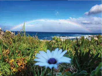  ??  ?? CAPE Argus reader Karin Achterberg­h captured this picture just before a cold front passed over Kleinmond in the Overberg. E-mail your pictures to arglet@inl.co.za. They must be accompanie­d by your full name, address, contact details and a short caption.