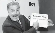  ?? Lawrence K. Ho Los Angeles Times ?? FERNANDO FIORE might be the wrong person to host a wrapup show about Copa America.