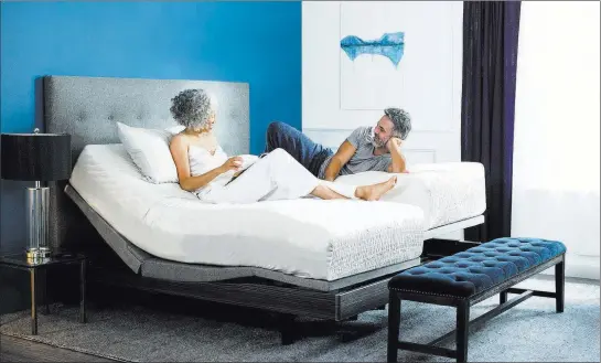  ?? Reverie ?? Reverie’s Dreamcell mattress adds a new level of customizat­ion. The key is its movable foam springs, which come in four densities and can be arranged in countless patterns. Whether a customer is tall, small, curvy or cuddly, Reverie can tailor the mattress every 4 inches for comfort. That’s true for both partners.