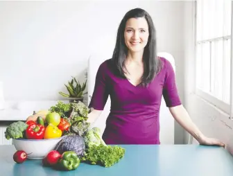  ??  ?? “We know for sure that people run faster when they're fed,” says North Vancouver nutritioni­st Cristina Sutter.