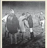  ??  ?? CAUGHT NAPPING A Napoli official argues with the ref at Turf Moor as Burnley won 3-0