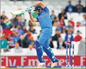  ?? REUTERS ?? Rohit Sharma, who played on to the stumps on Tuesday, can now use the ‘chip technology’.