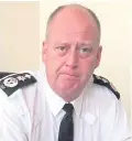  ??  ?? Chief Constable George Hamilton