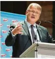  ?? Foto: Oliver Dietze/dpa ?? Afd-chef Jörg Meuthen versammelt seine Partei am Wochende in Kalkar.