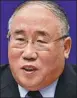  ??  ?? Xie Zhenhua, China’s top