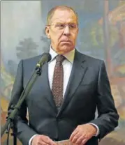  ?? REUTERS FILE ?? n Russian foreign minister Sergei Lavrov.