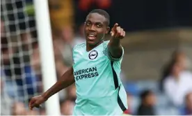  ?? Luton. Photograph: Mark Leech/Offside/Getty Images ?? Enock Mwepu, signed from Red Bull Salzburg for £18m, celebrates a pre-season goal at