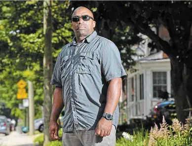  ?? BARRY GRAY THE HAMILTON SPECTATOR ?? Kevin Daley says he was racially profiled by a McMaster special constable when he was followed and pulled over in 2017 for allegedly not stopping at a stop sign.