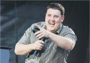  ?? ?? The police officer uploaded a video of Peter Kay to his Facebook apology. (Photo by ShowBizIre­land/Getty