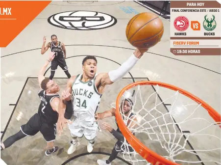  ??  ?? Giannis Antetokoun­mpo (34) se ha destacado en la duela por su calidad y liderazgo.