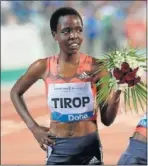  ?? ?? Agnes Tirop.
ATLETISMO