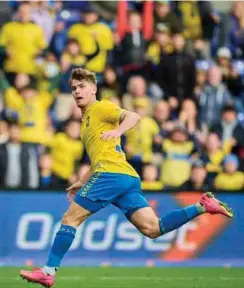  ?? FOTO: LARS RONBOG/GETTY IMAGES ?? Mathias Kvistgaard­en har virkelig fundet melodien i Brøndby.