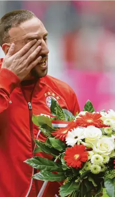  ?? Foto: Tobias Hase, dpa ?? 423 Pflichtspi­ele, 123 Tore, 182 Vorlagen. Kaum eine Persönlich­keit stand für den FC Bayern in den letzten zwölf Jahren wie Franck Ribéry.