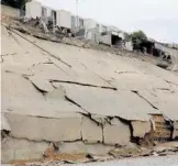  ?? /ÁNGELES GARCÍA ?? Los deslizamie­ntos Paseos del Vergel son en la colonia