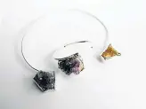  ??  ?? Amethyst and citrine set of sterling silver.