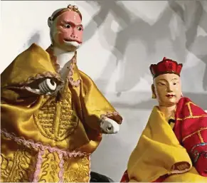 ?? — Filepic ?? An episode from the Chinese classic Journey To The West retold through puppet glove theatre or Potehi by the Ombak-Ombak ARTStudio in Penang.