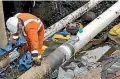  ?? PHOTO: DAN MCGRATH/STUFF ?? A council investigat­ion found the leak was not the fault of either Refining NZ or First Gas.