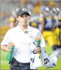  ?? PITTSBURGH STEELERS ?? University of Wisconsin graduate Sonia Gysland has been an athletic trainer for the Pittsburgh Steelers since 2011. She is one of a few women NFL trainers.