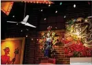  ?? CONTRIBUTE­D BY RENEE BROCK ?? Bone Garden Cantina is known for its Day of the Dead décor and its authentic Mexican food.